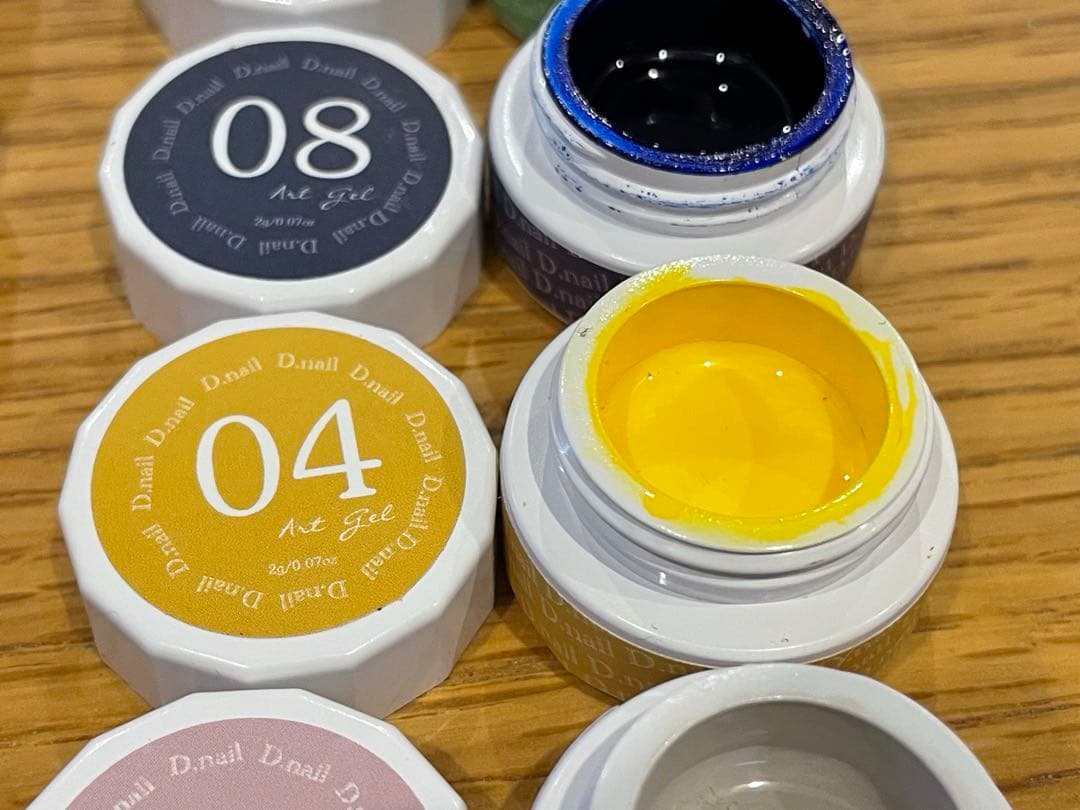 D.nail 極ジェル　24色セット　アートジェル　痛ネイル