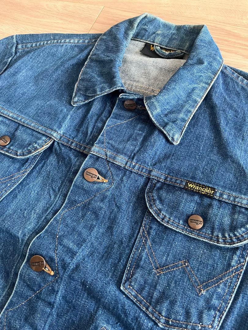 80s 90s Wrangler デニム ジャケット Gジャン 古着 40
