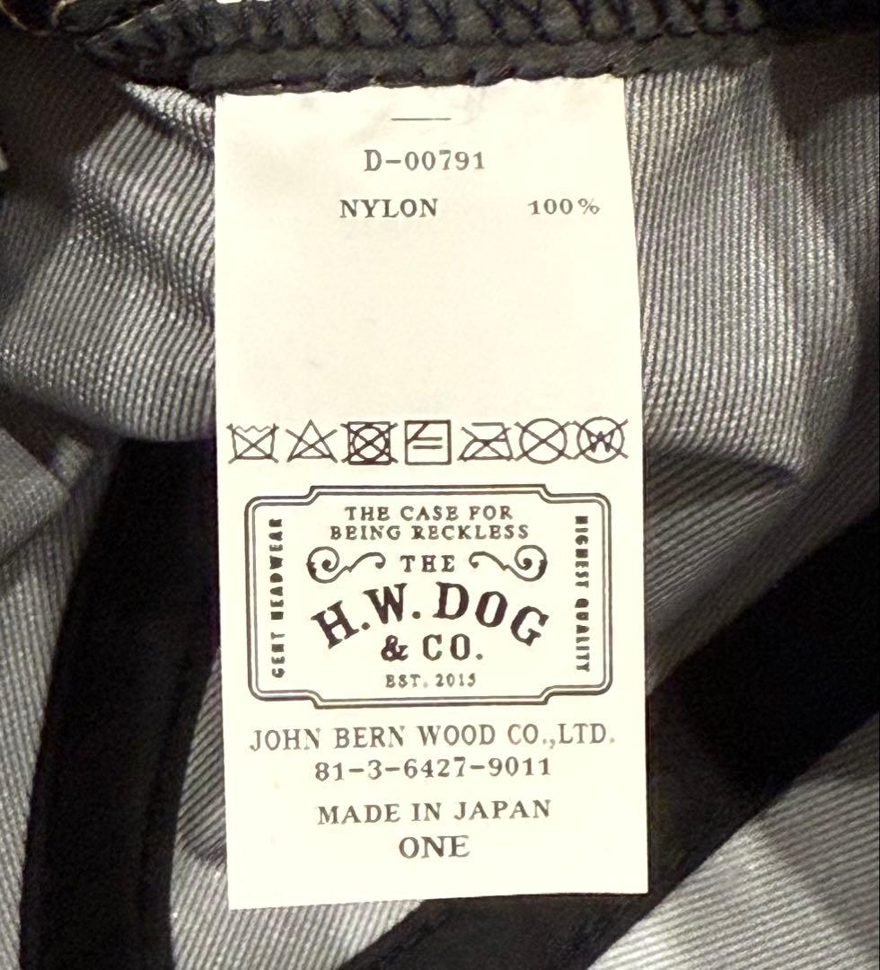 THE H.W DOG&CO. MKATE CAP black ブラック
