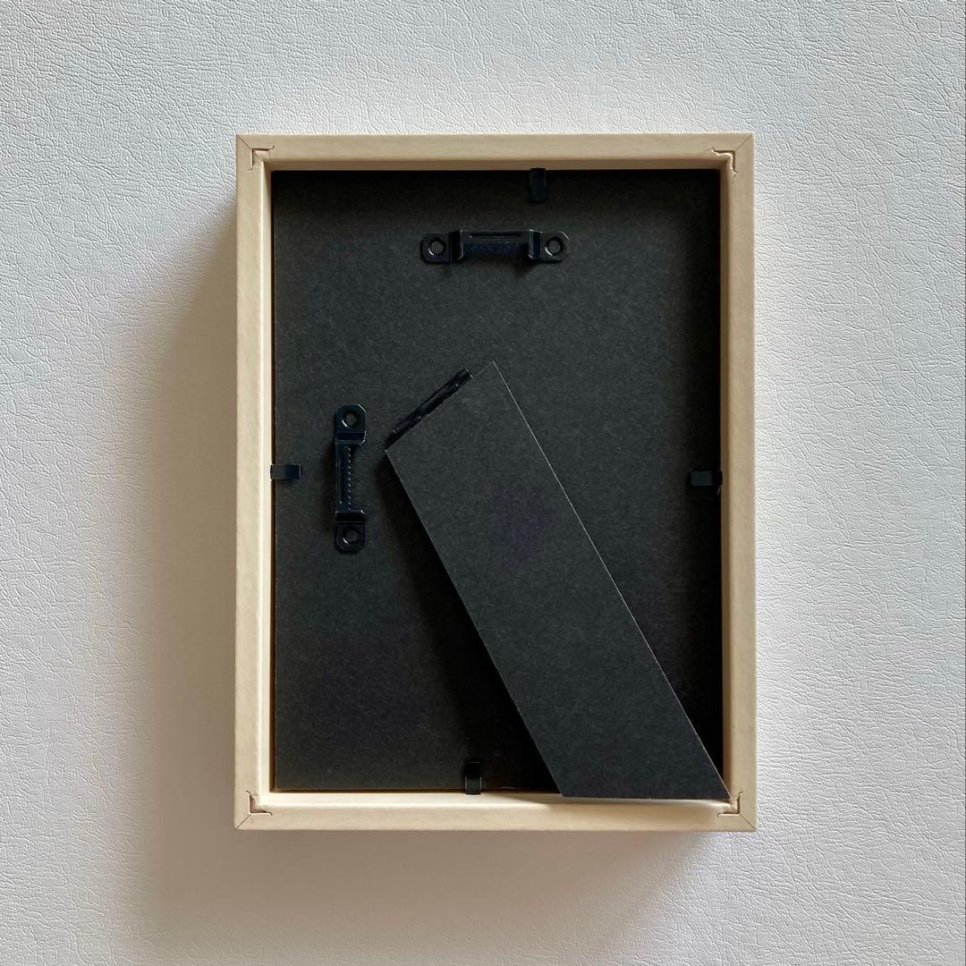 雲の上の出逢い　シーグラス／天然石／フレームアート／鳥