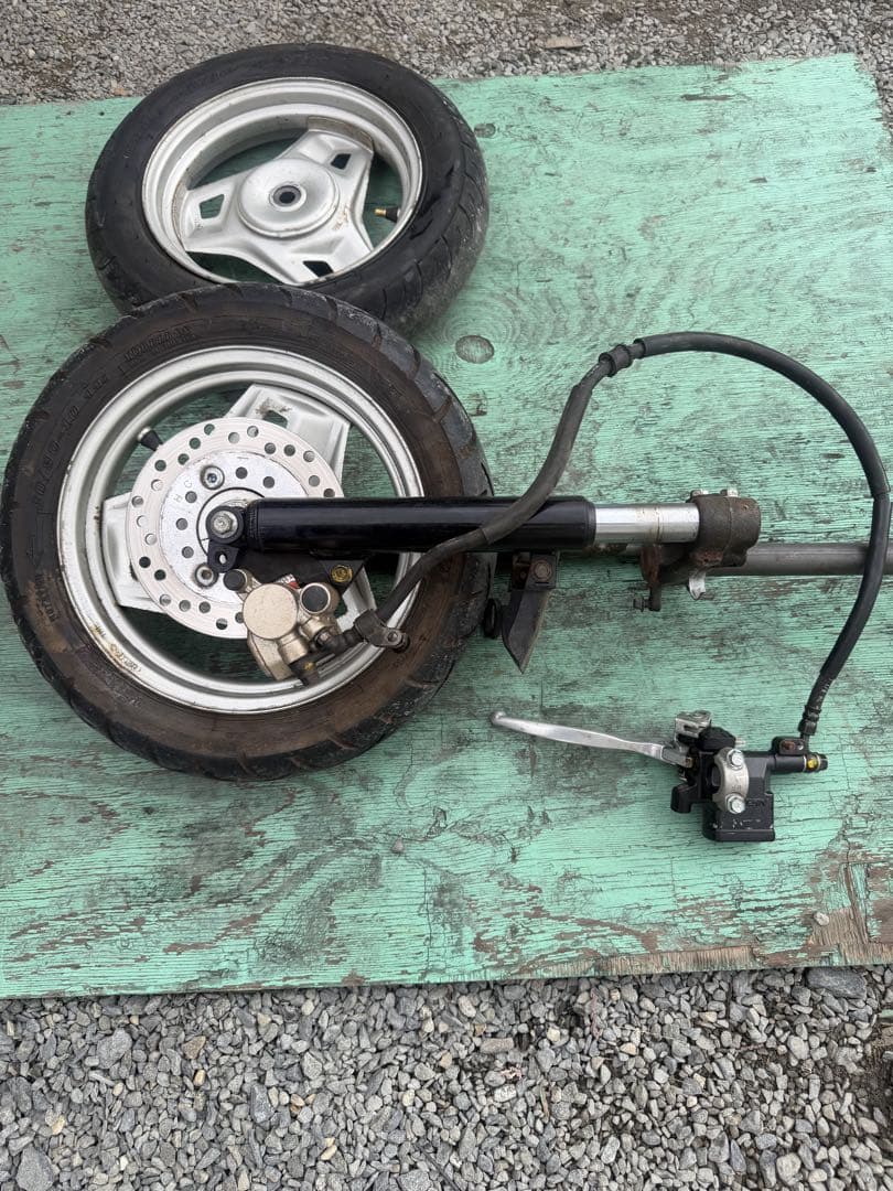 ライブディオ AF34 35 ディスクブレーキフロントフォーク 一式フルセット