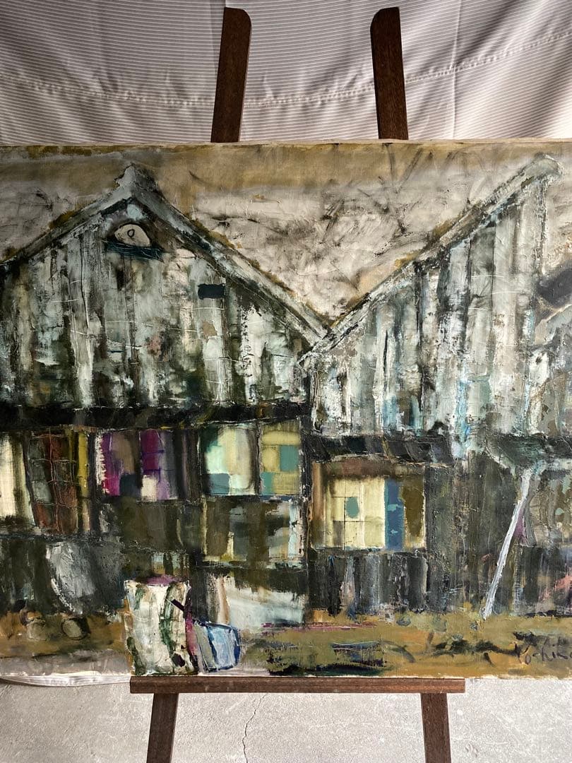 油彩画　油絵　美術