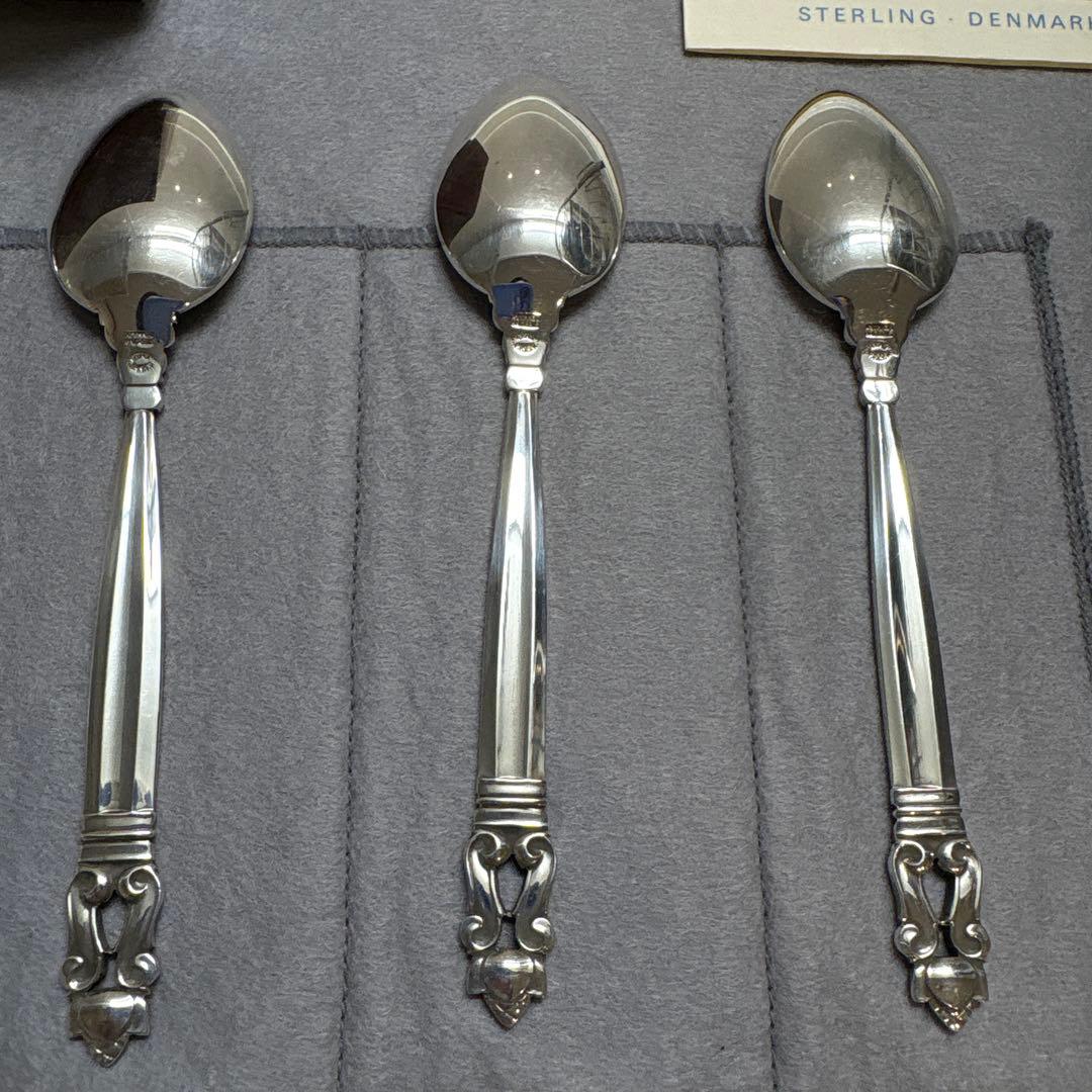 ジョージ ジェンセン　ティースプーン　６本セット