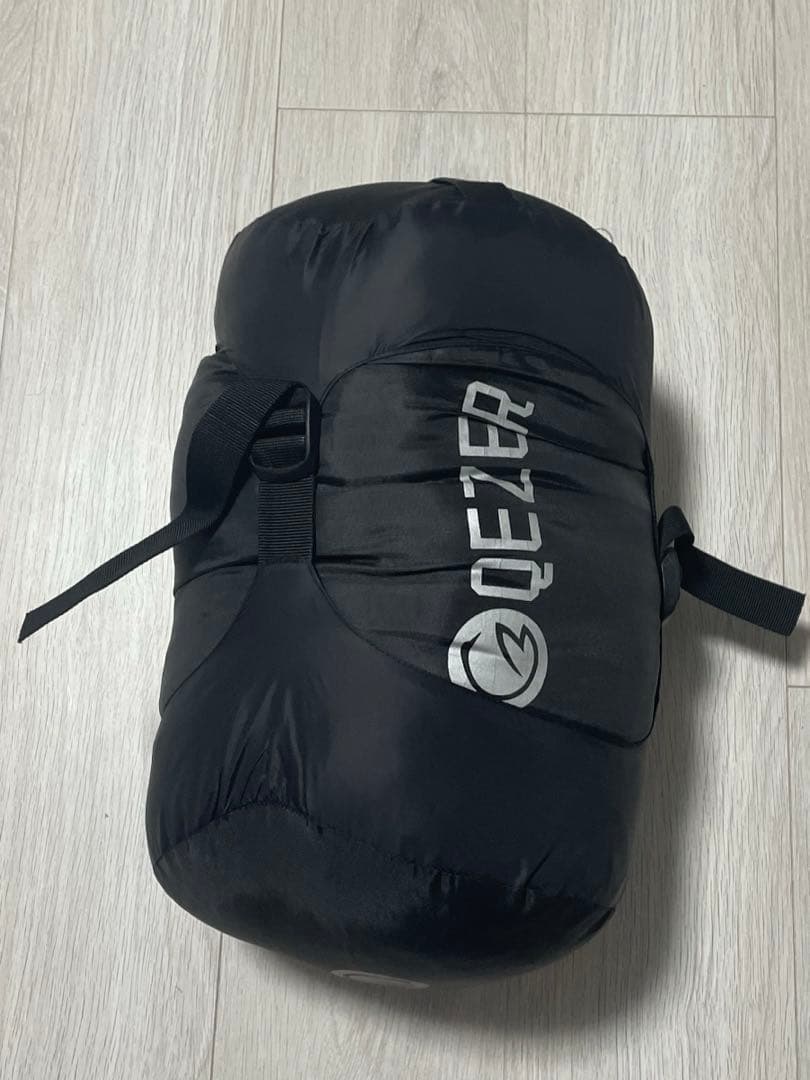 QEZER 寝袋 冬用 シュラフ -25℃15℃収納サイズ 1000g
