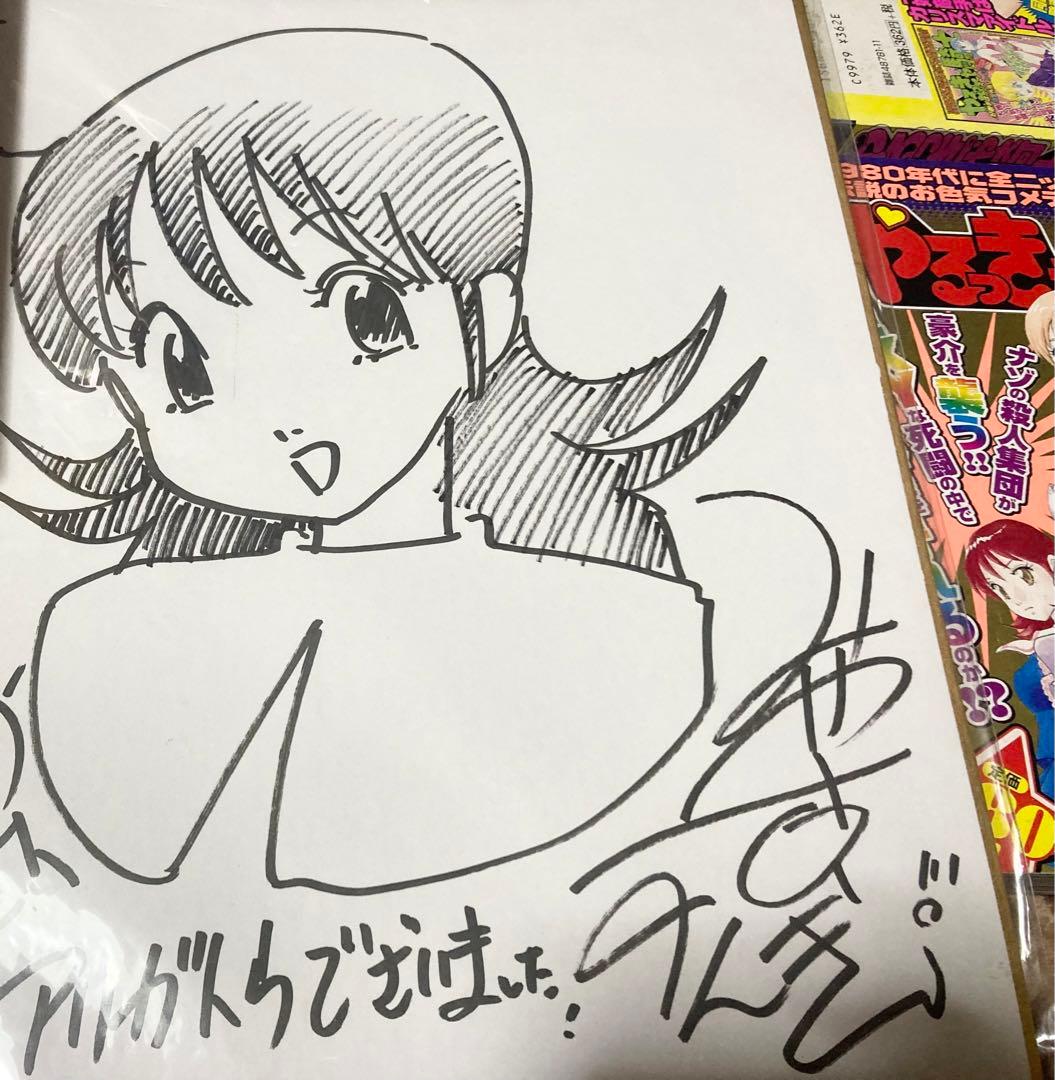 やるっきゃ騎士　みやすのんき　静香　集英社ジャンプコミックス　直筆サイン色紙