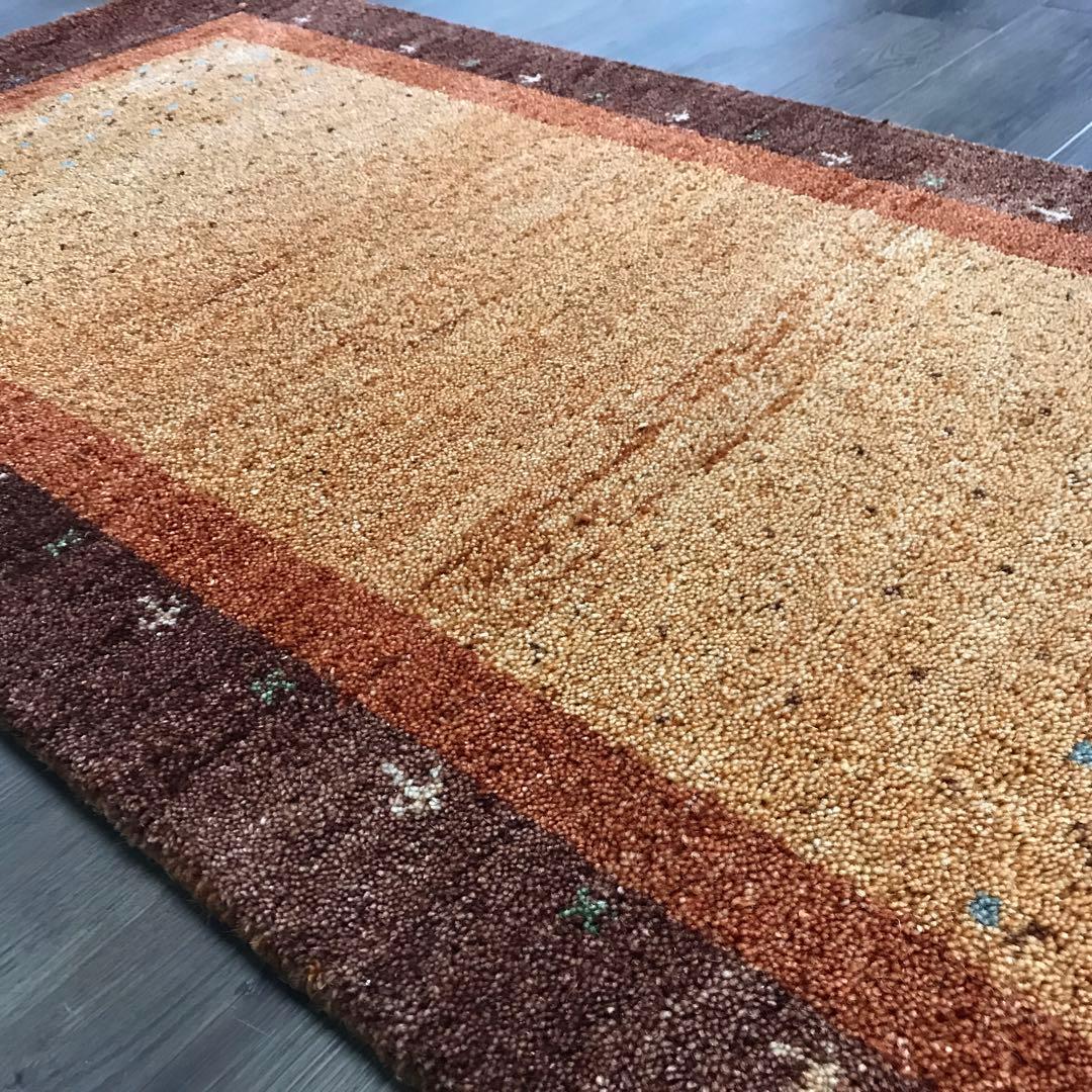 一点限り 76x141cm ギャッベ ギャベ ラグ ラグマット 玄関マット