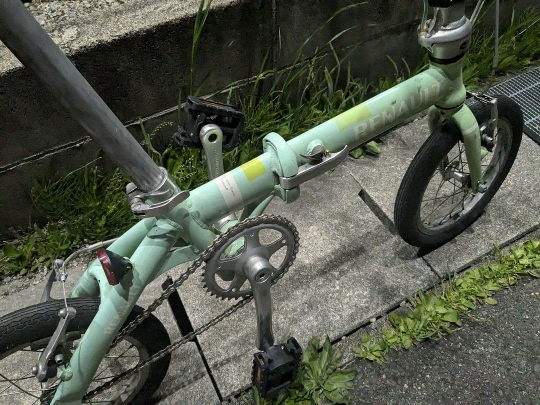 折りたたみ自転車 RENAULT LIGHT8ミントグリーン