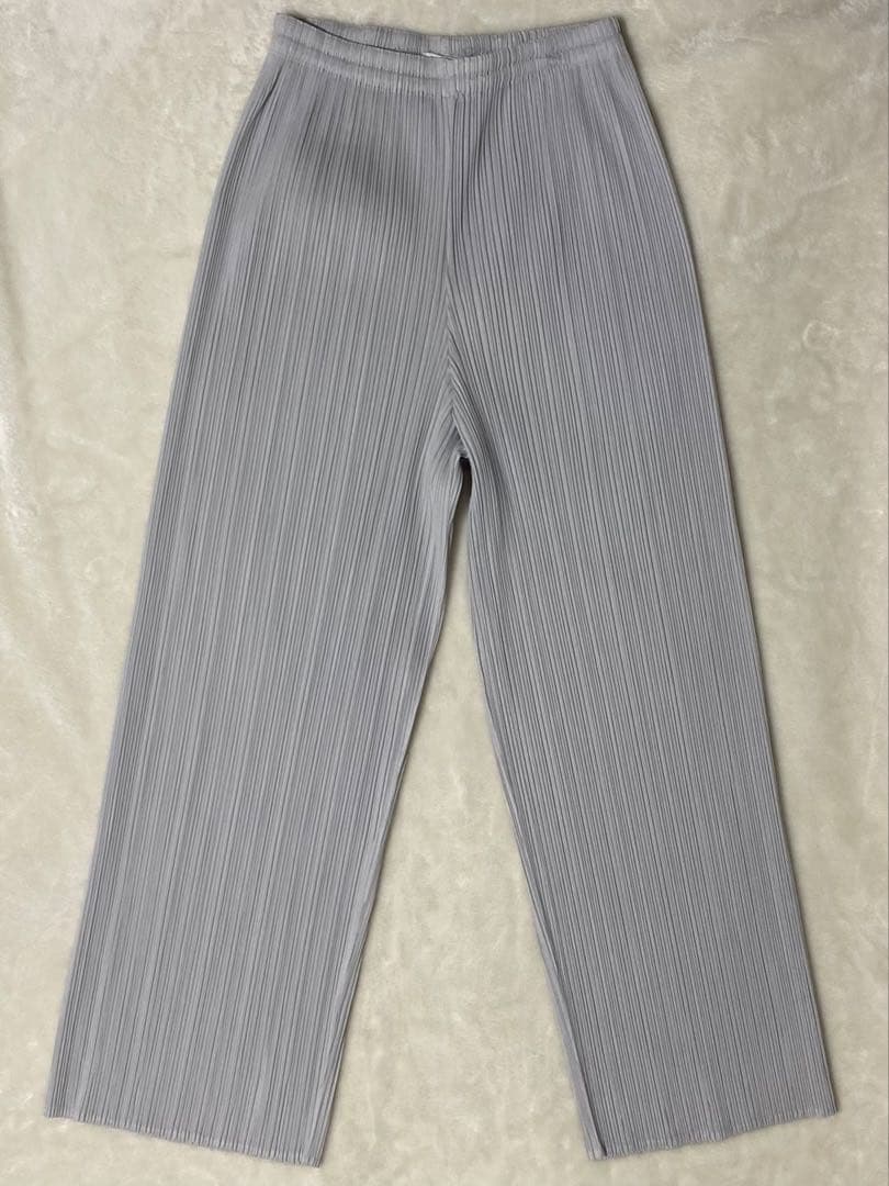 R*★様 【プリーツプリーズ】 ライトグレー サイズ1 Ｓ パンツ イッセイミヤ