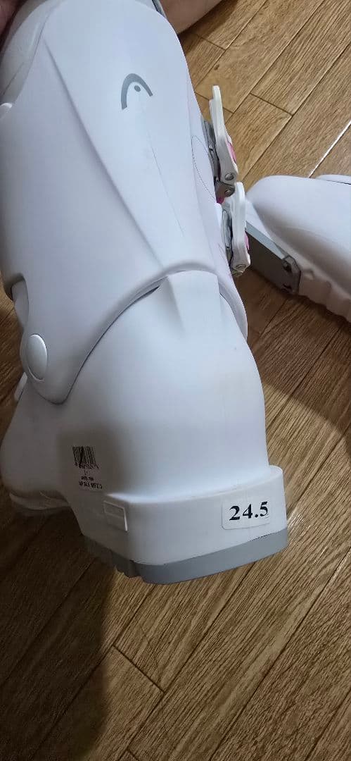 HEAD 子ども用スキー ブーツ ジュニア ホワイト/ピンク 24.5 新品