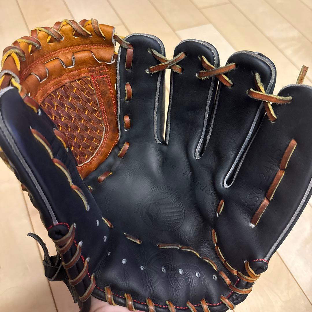 久保田スラッガー 24MS 硬式 限定 キップレザー スケルウェブ 希少ラベル