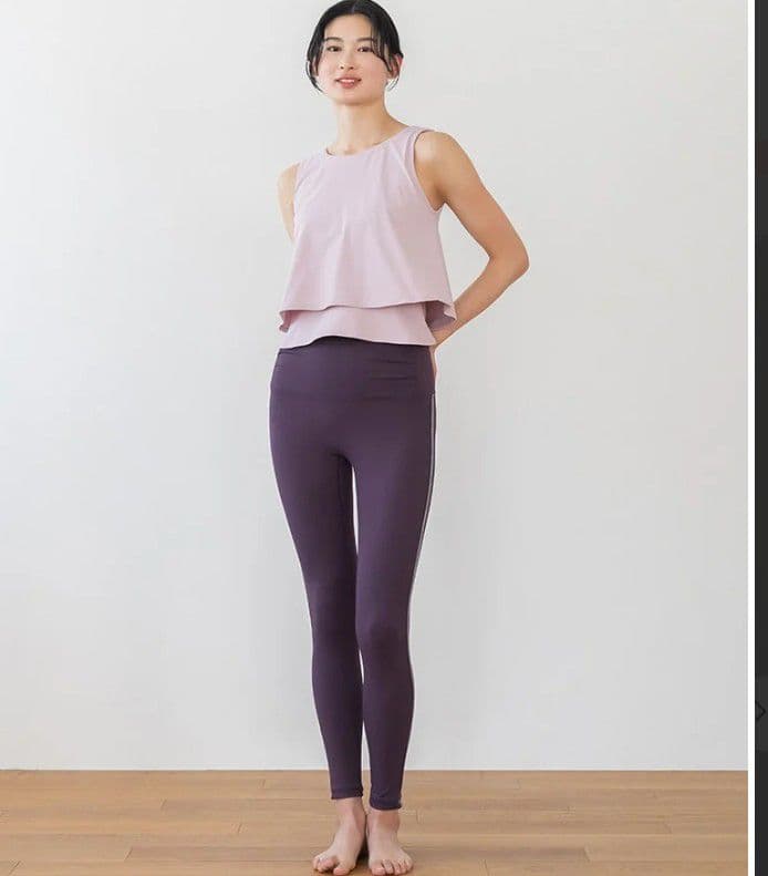 【新品】SUKALA カップ付きフレアタンクトップ ライラックピンク L