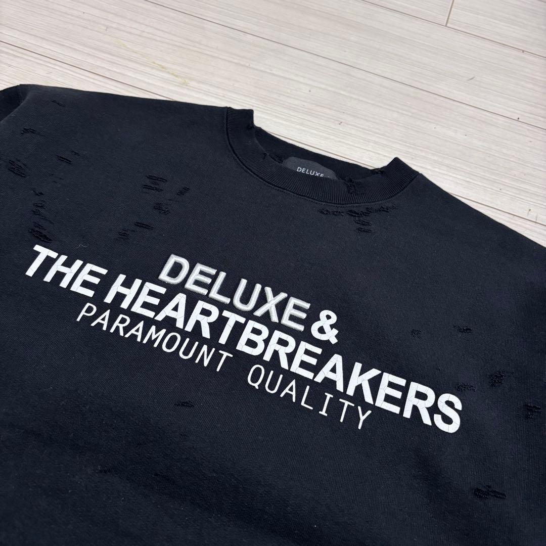 完売品 美品■BEDWIN x DELUXE■ヘヴィー スウェット ダメージ加工