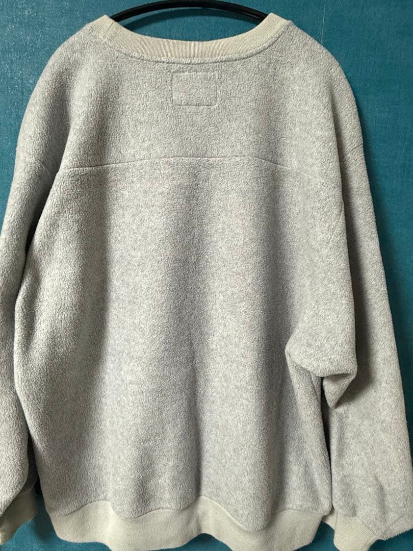 WTAPS フリース スウェット トレーナー ボア トップス グレー X04