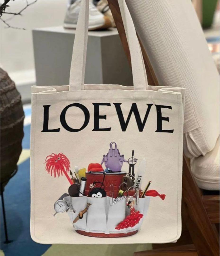 LOEWE ロエベ　クラフテッドワールドエコバッグ