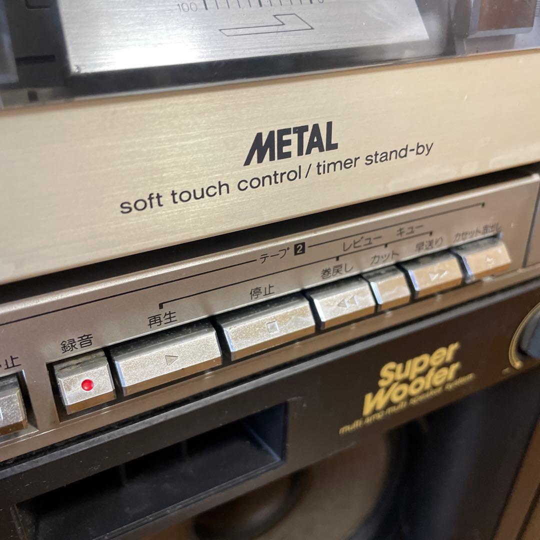 【念のためジャンク品】GF-909 SHARP スーパーボワー ラジカセ