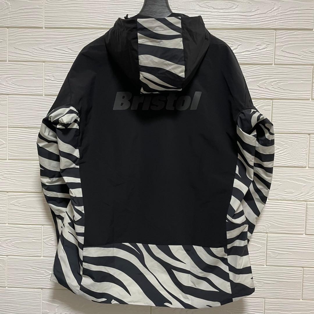 【未使用保管】F.C.R.B. ブリストル ゼブラ柄 ナイロンパーカー XL