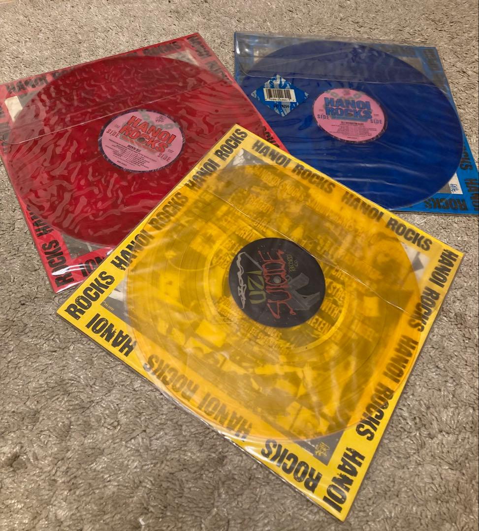 Hanoi Rocks レコード　3枚