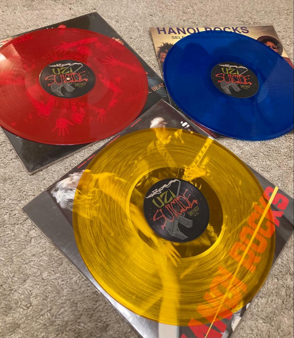 Hanoi Rocks レコード　3枚