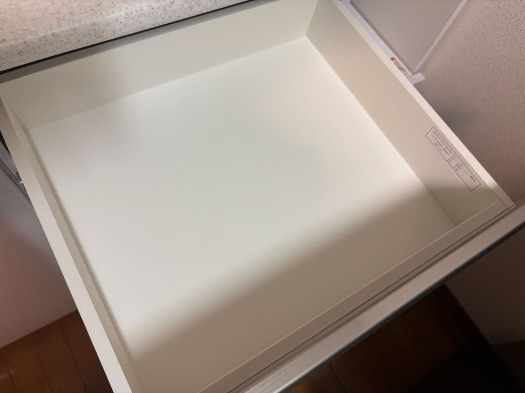 ニトリ　キッチンカウンターアルミナ2 120CT WH