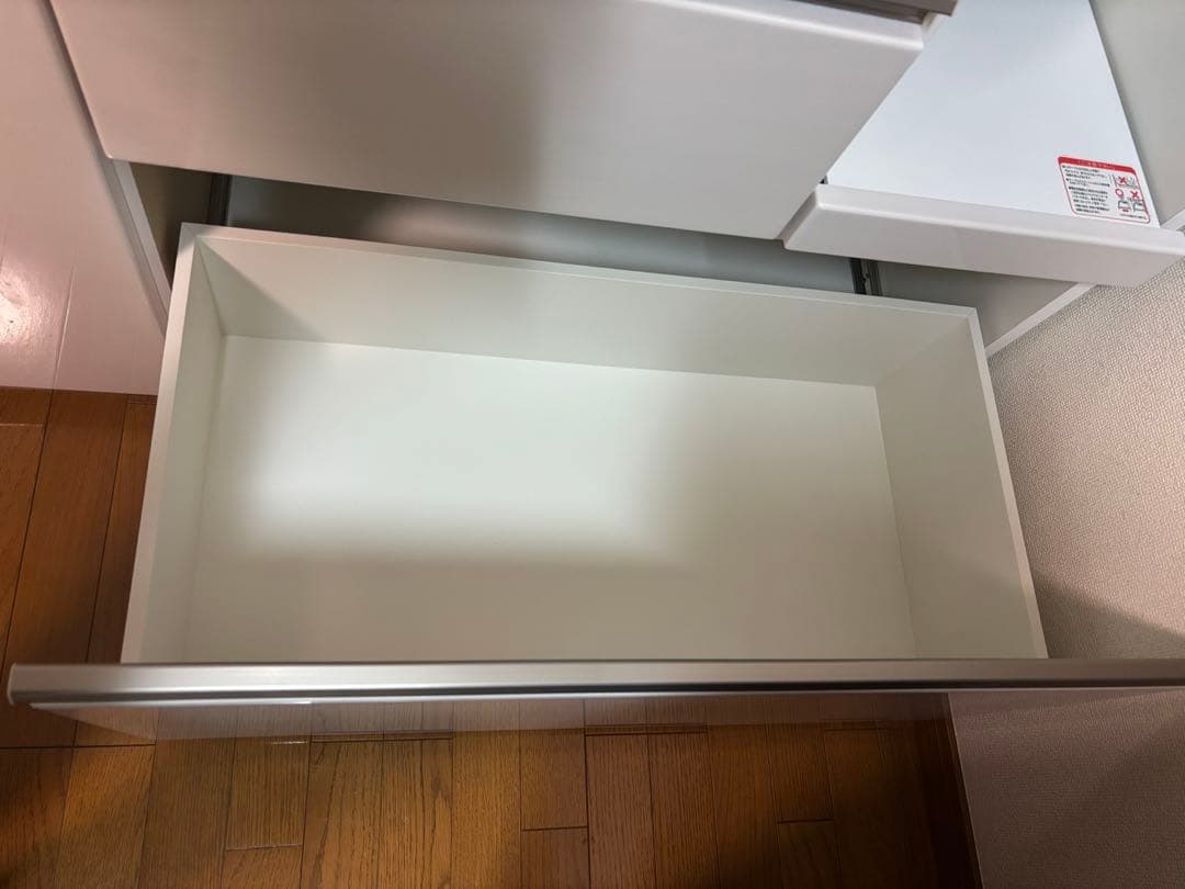 ニトリ　キッチンカウンターアルミナ2 120CT WH