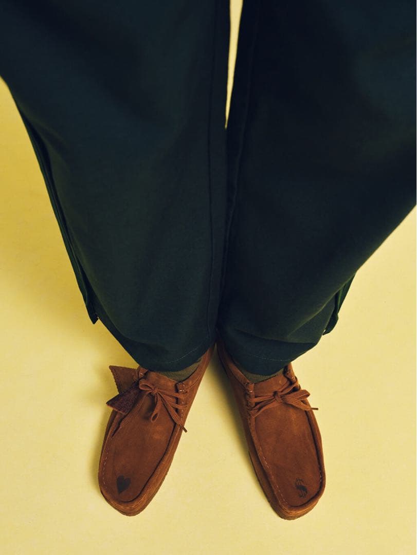 clarks ワラビー　ブラウン