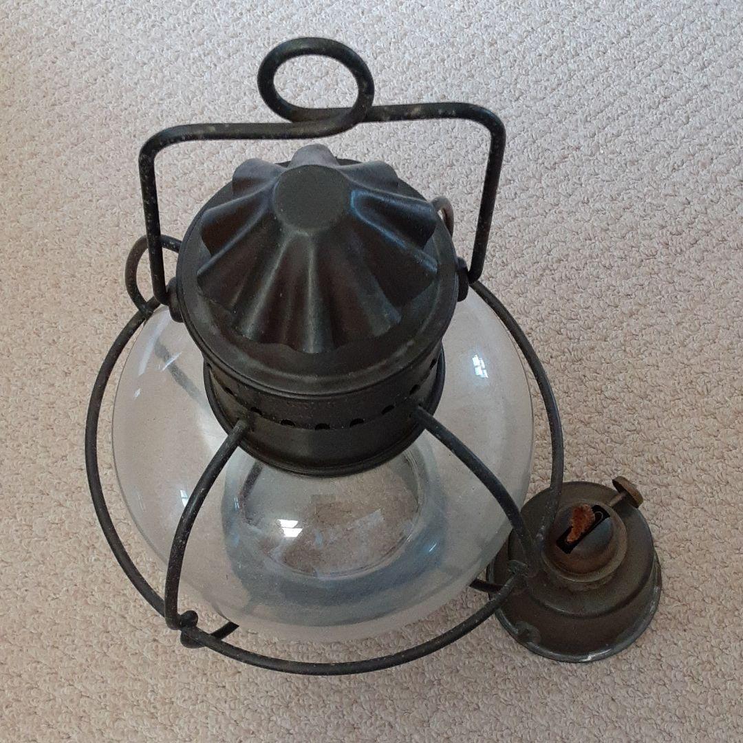 古い豪州船舶用オイルランプ/真鍮全天候マリーン灯油ランタン銘板メルボルン海洋博