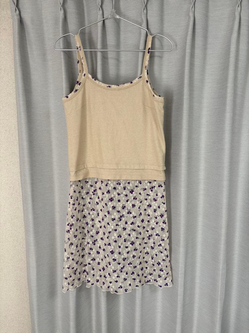 トップス PERVERZE Combined Strap Dress