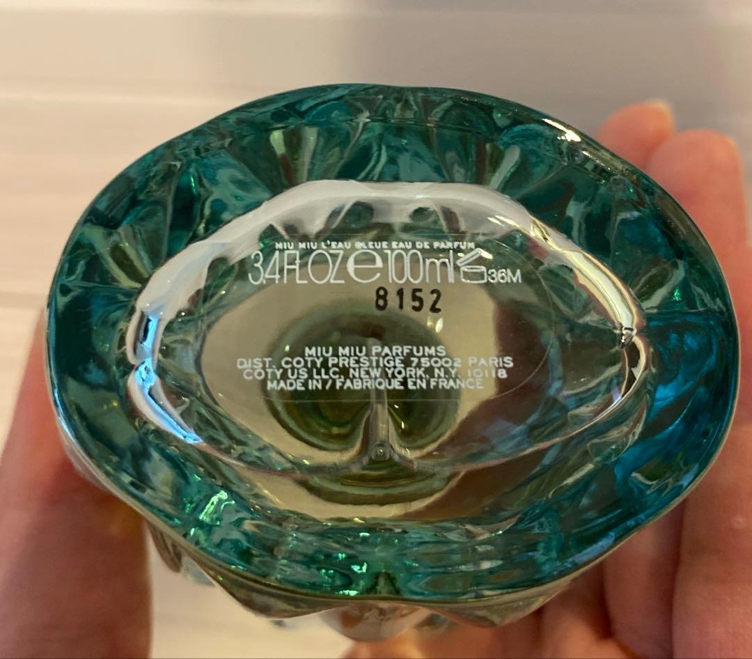 し*♡様 美品！MIUMIU ローブルー　PARFUMS 香水　100ml ミュ