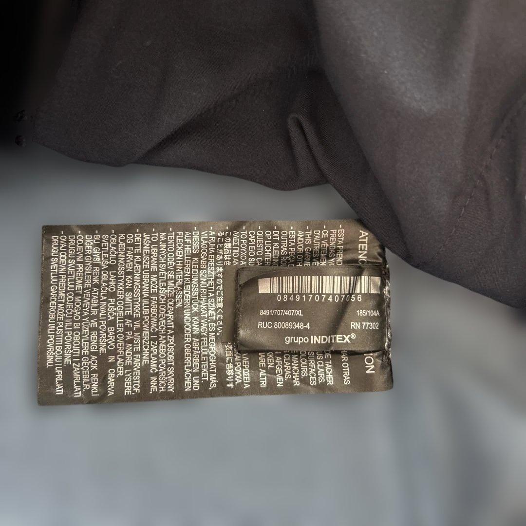 ZARA zara ザラ　ベロア　ジャケット　上着　XL ネイビー　上質