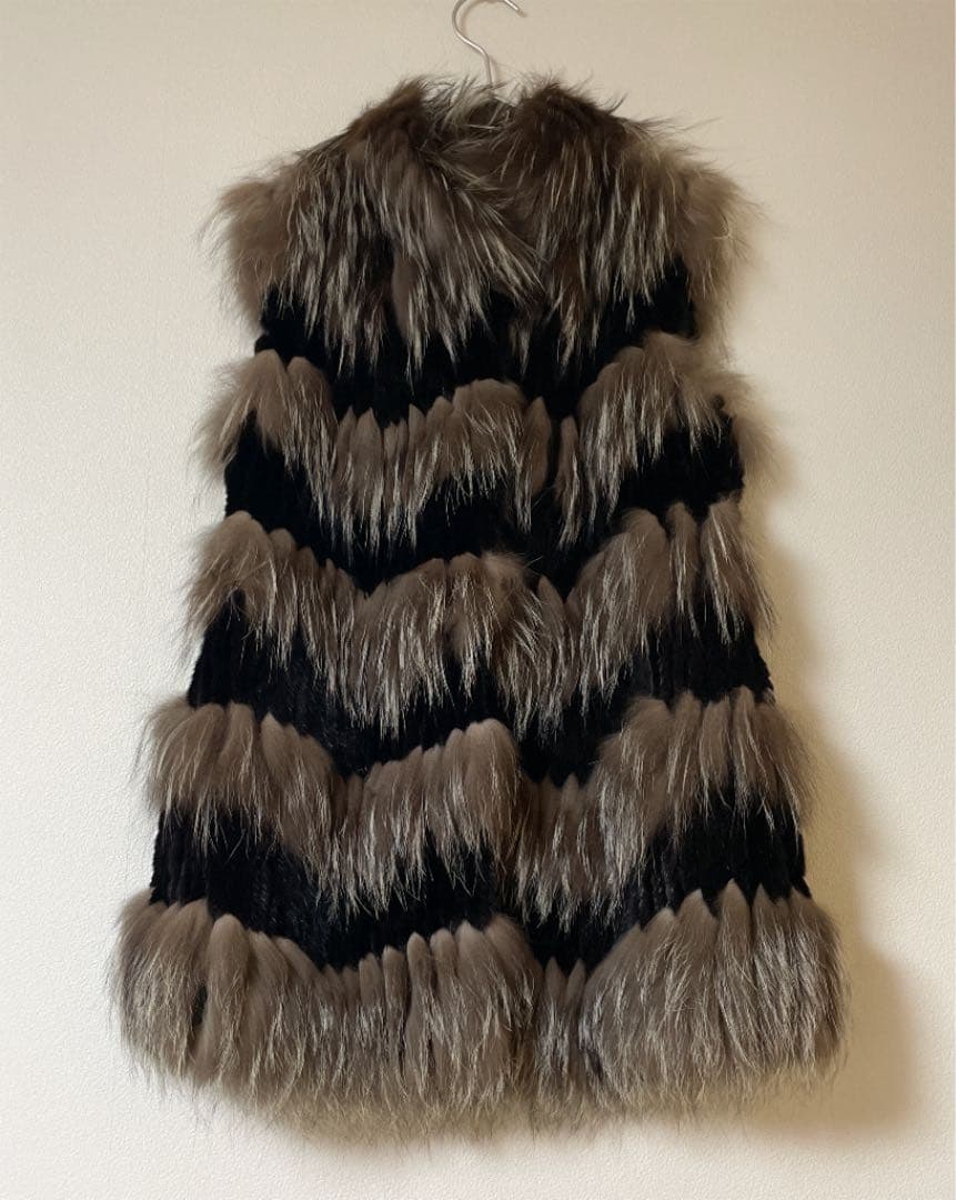 ◆特別価格◆ 毛皮ファーベスト
