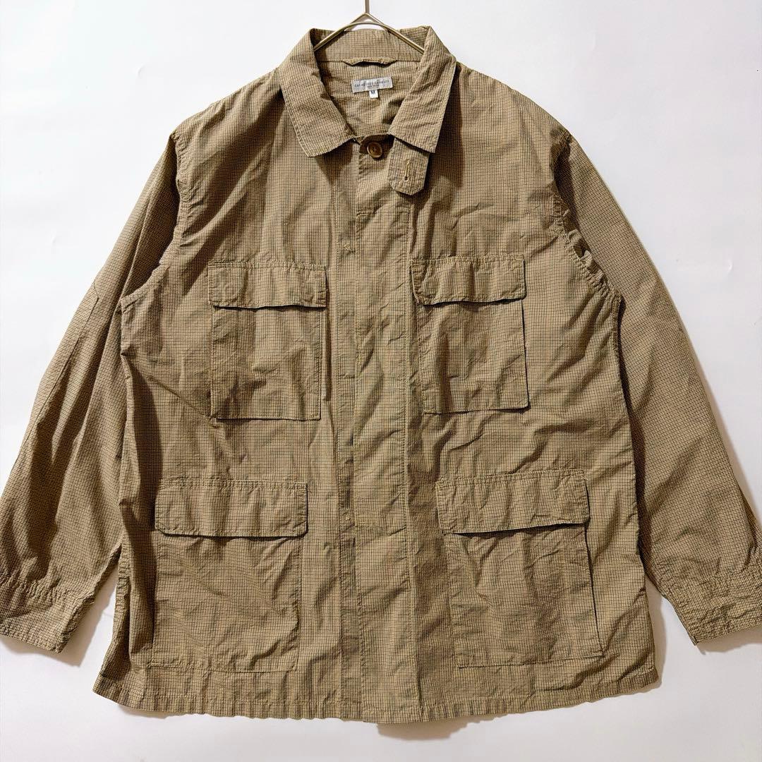 USA製✨️エンジニアードガーメンツ BDUジャケット チンスト チェック M