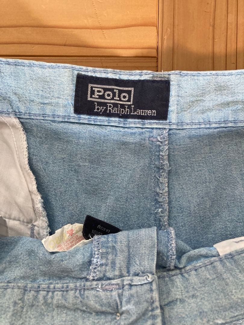 Ralph Lauren ラルフ 36 スラックス デニム パンツ 古着
