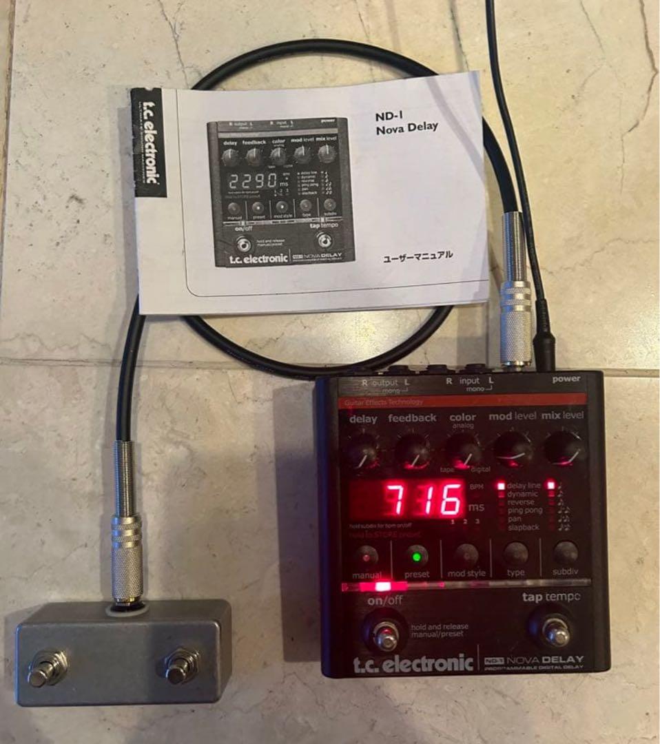 ギター TC Electronic ND-1 Nova Delay