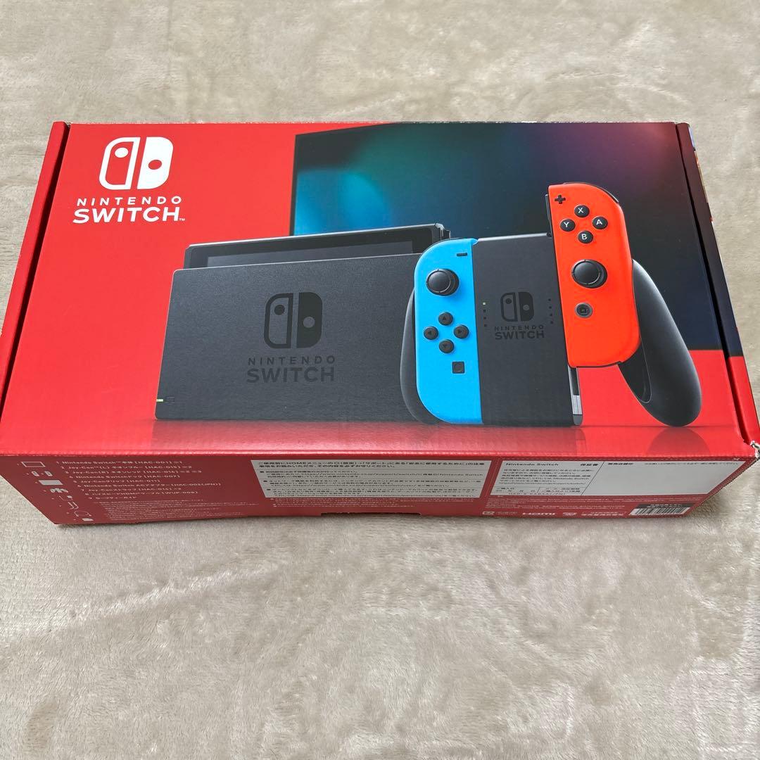 Nintendo Switch 本体 青/赤 箱付き