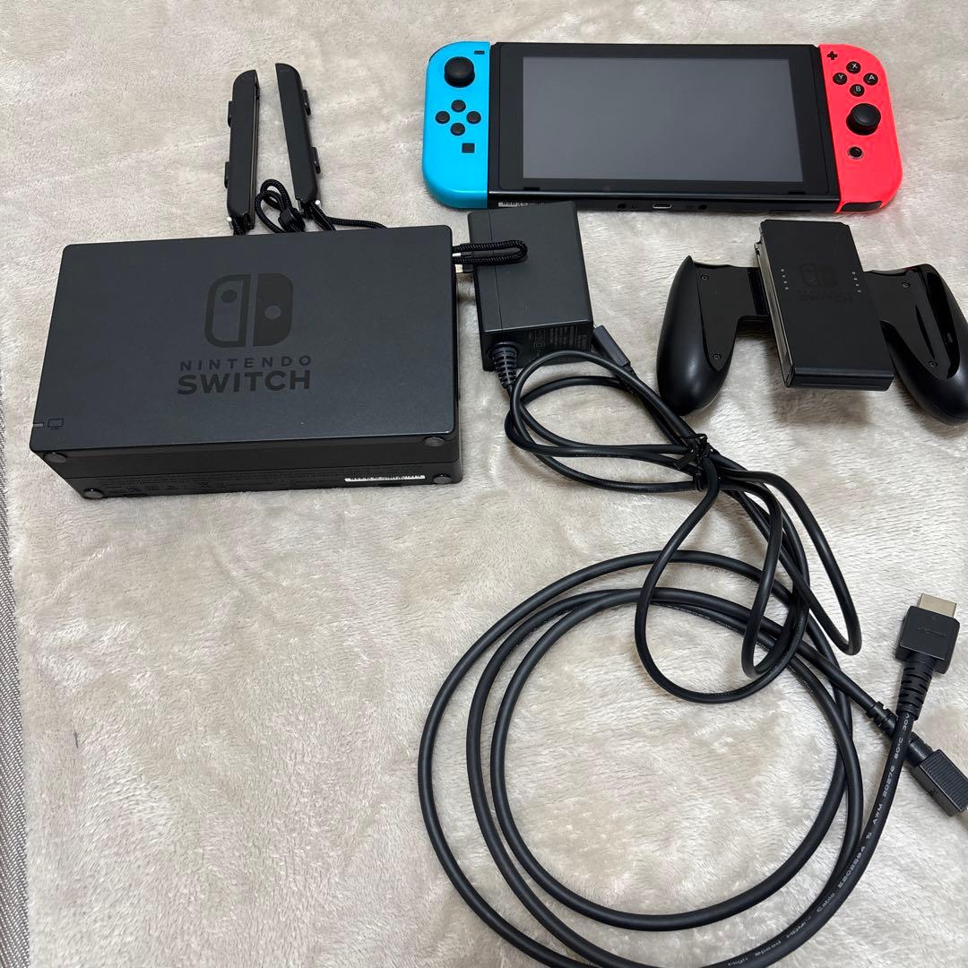 Nintendo Switch 本体 青/赤 箱付き