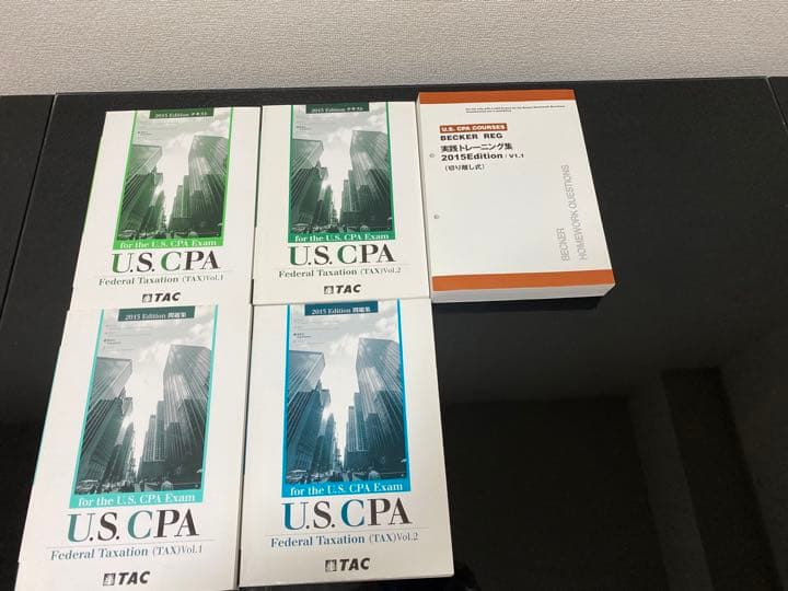 TAC USCPA(米国公認会計士) DVD テキスト 問題集 2015年度版