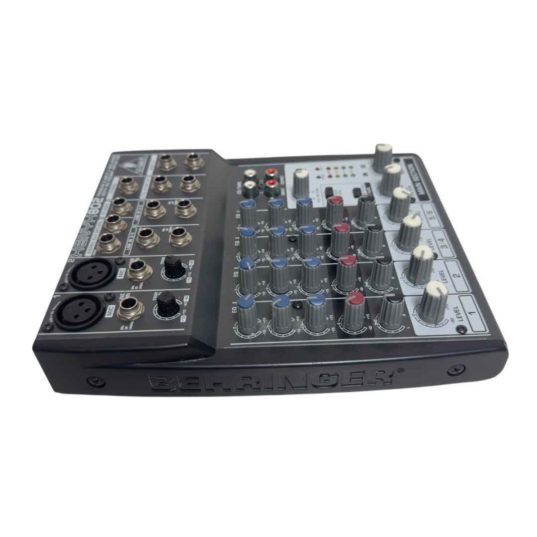 美品　Behringer アナログミキサー 8チャンネル XENYX 802