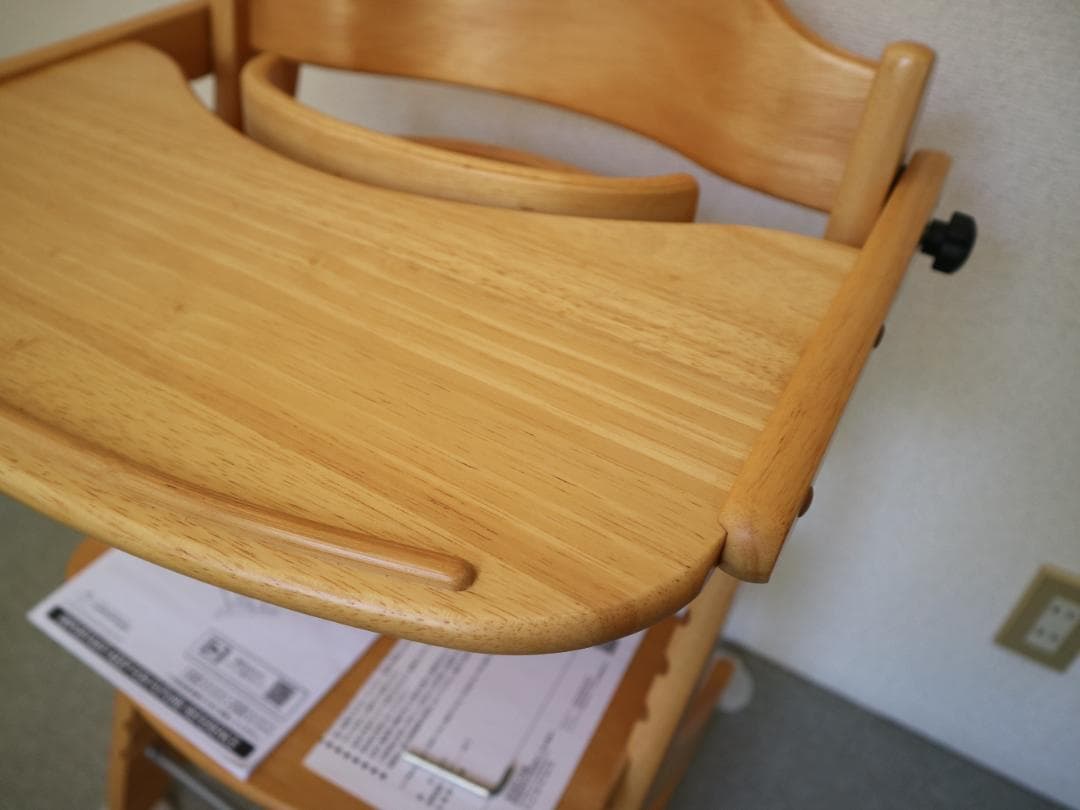 手渡希望【極美品】すくすくチェア EN テーブル＆ガード付 大和屋 ベビーチェア