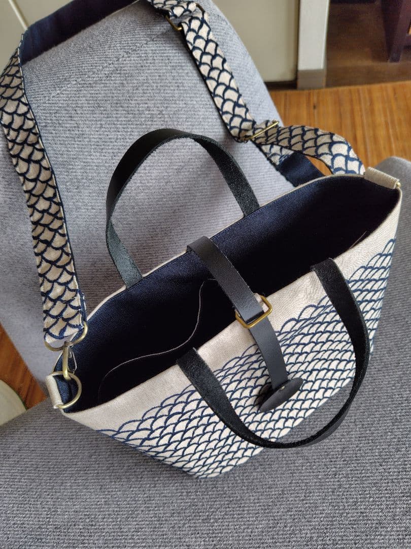 ミナペルホネン2wayハンドメイドバック