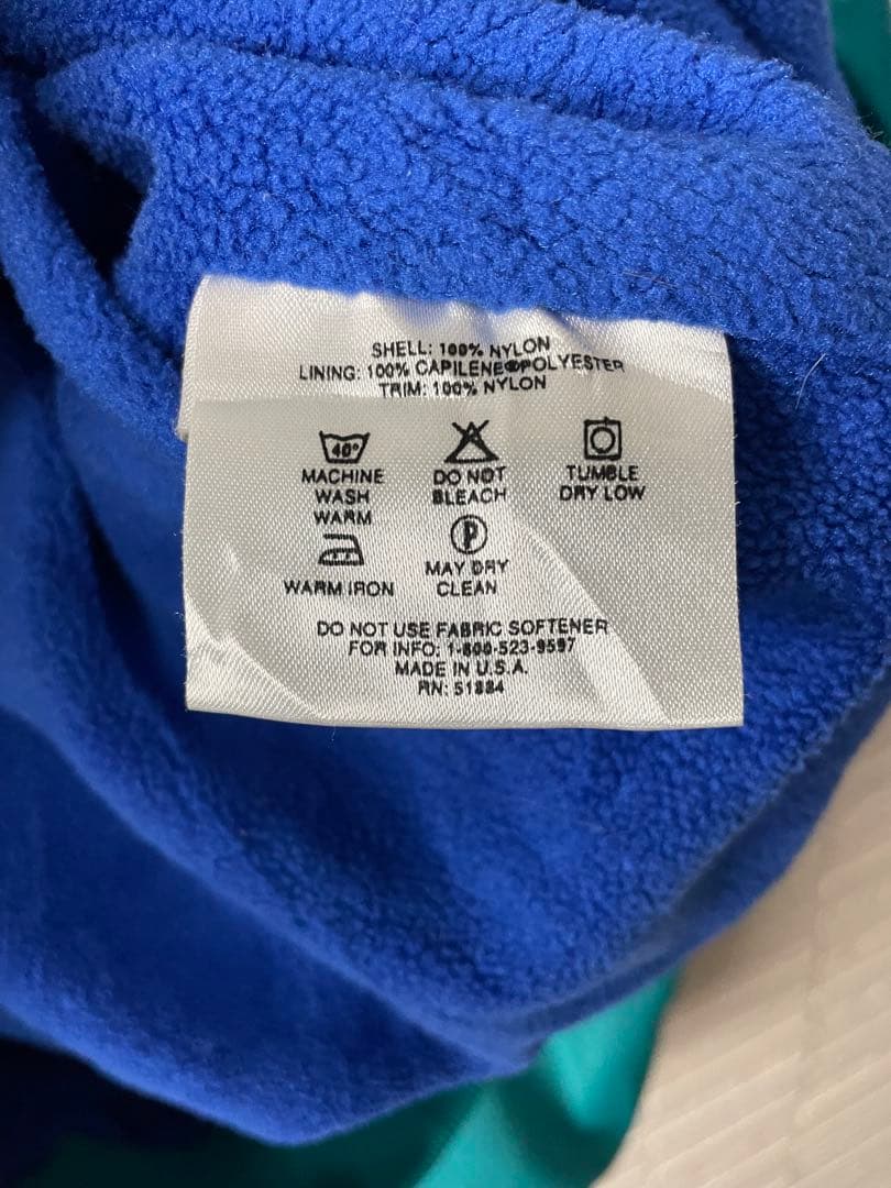 90s patagoniaパタゴニア　ヴィンテージ シェルドシンチラジャケット