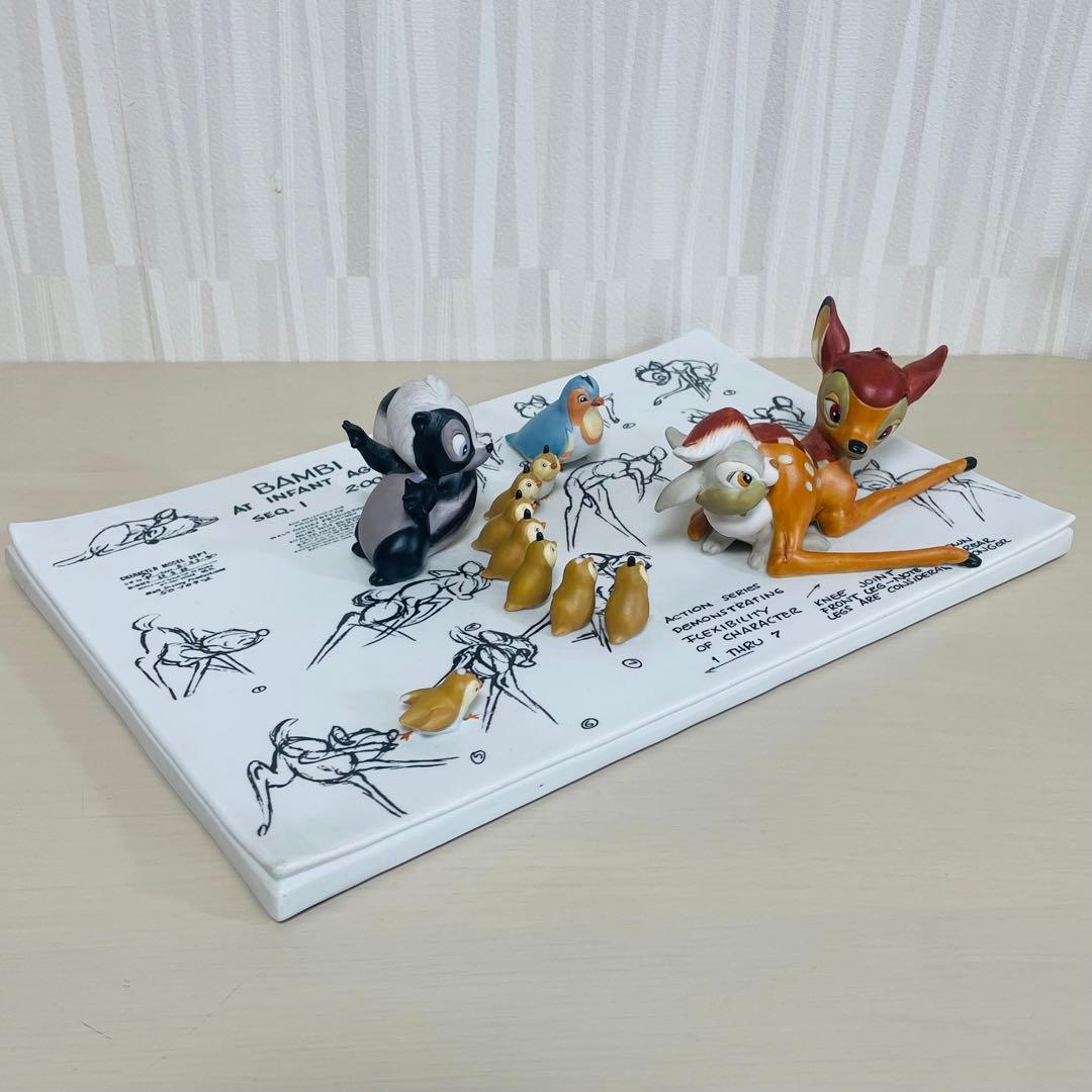 ディズニー バンビ 60周年記念 世界限定3000個 モデルシート フィギュア