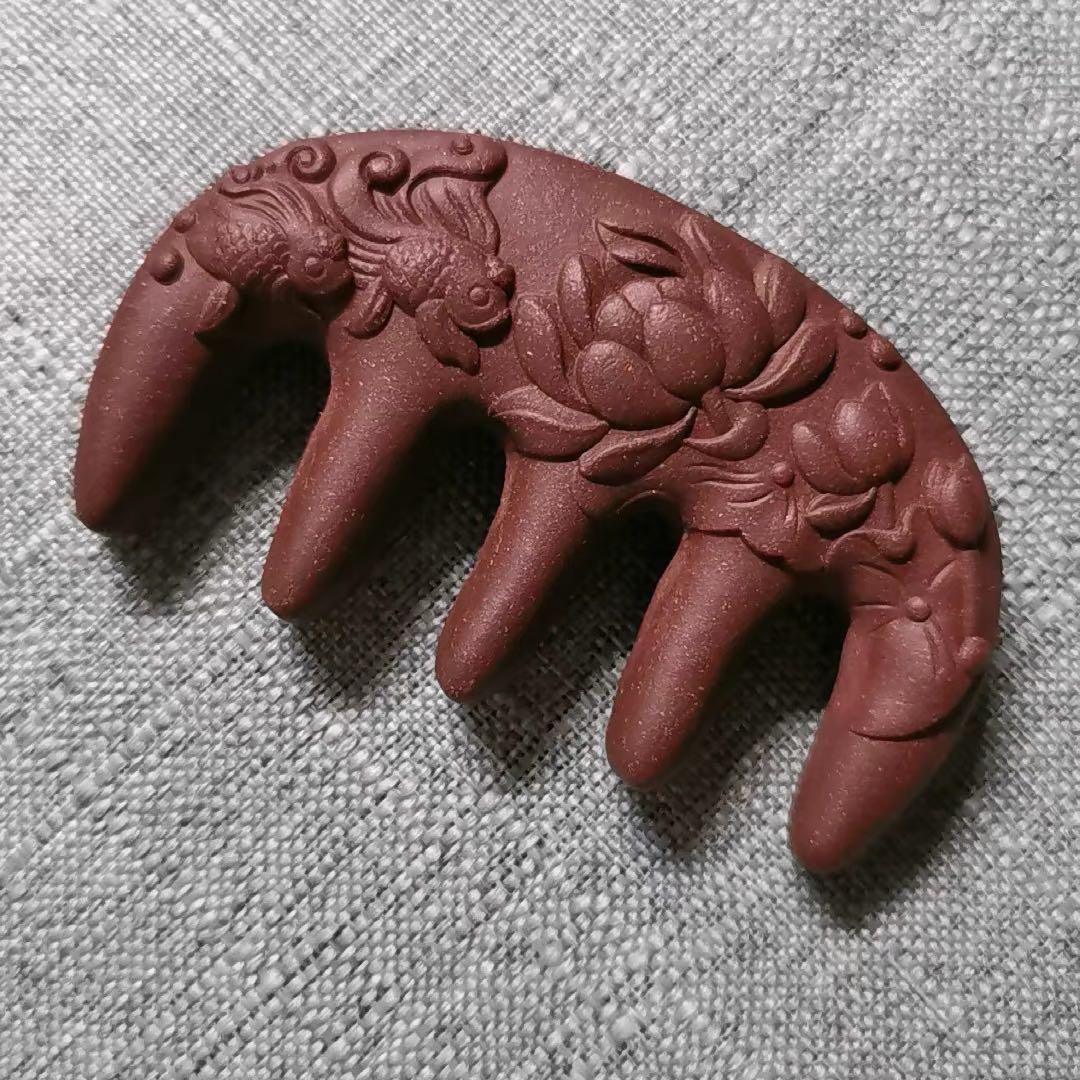 漢方素材の手工按摩櫛