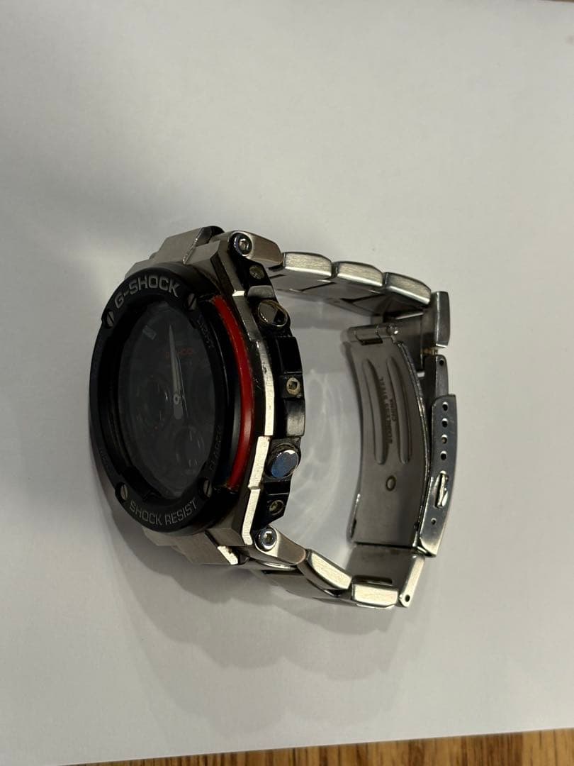 美品！カシオ Gショック GST-W100D 電波ソーラー メタルバンド