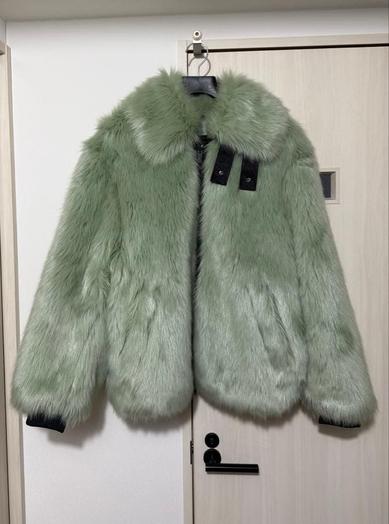 美品正規NIKE×AMBUSH Faux Fur Coat Jacket