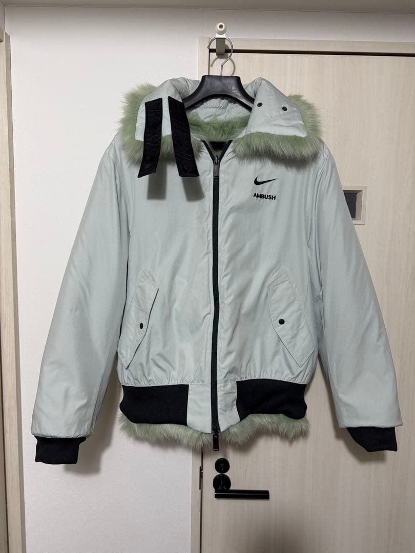 美品正規NIKE×AMBUSH Faux Fur Coat Jacket