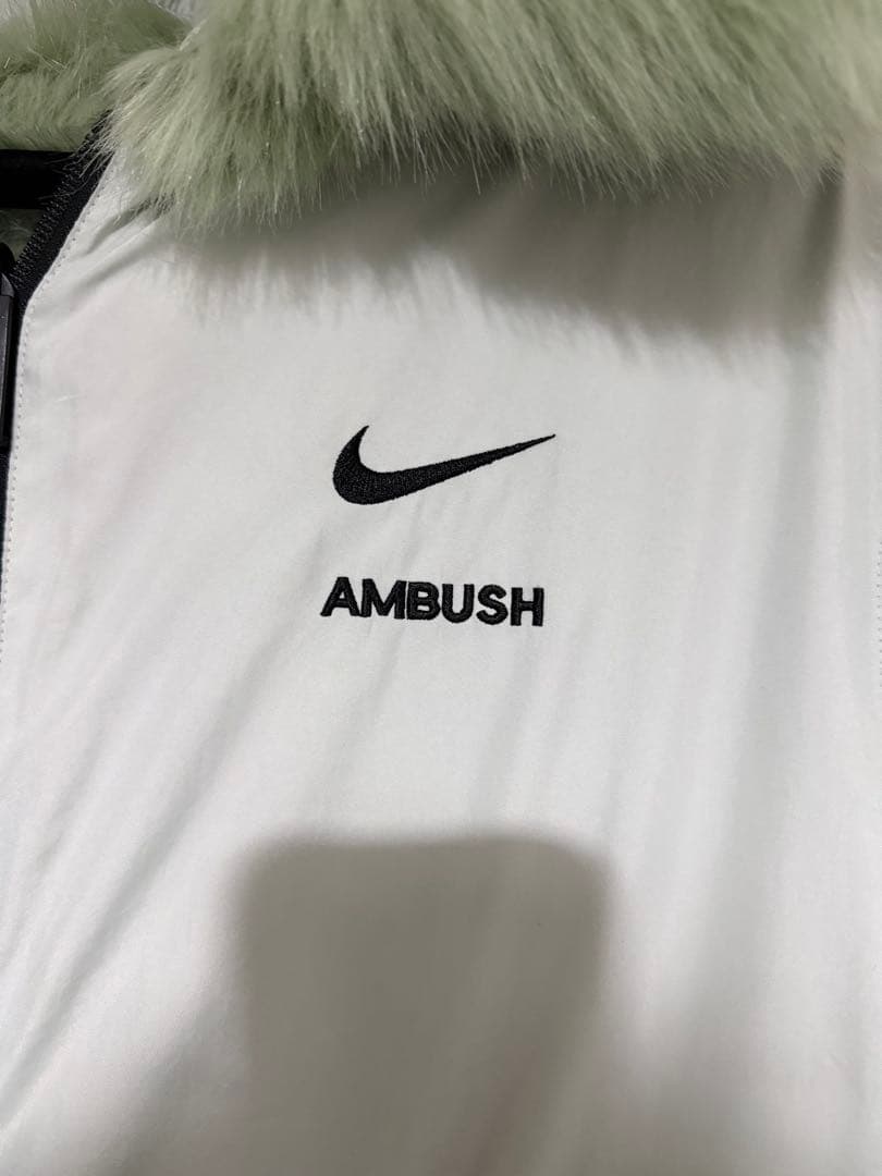 美品正規NIKE×AMBUSH Faux Fur Coat Jacket
