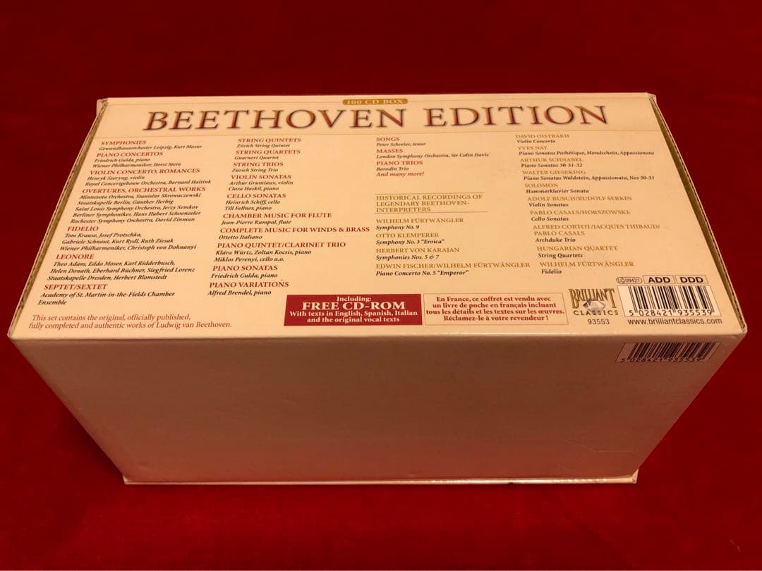 クラシック LUDWIG VAN BEETHOVEN COMPLETE WORKS