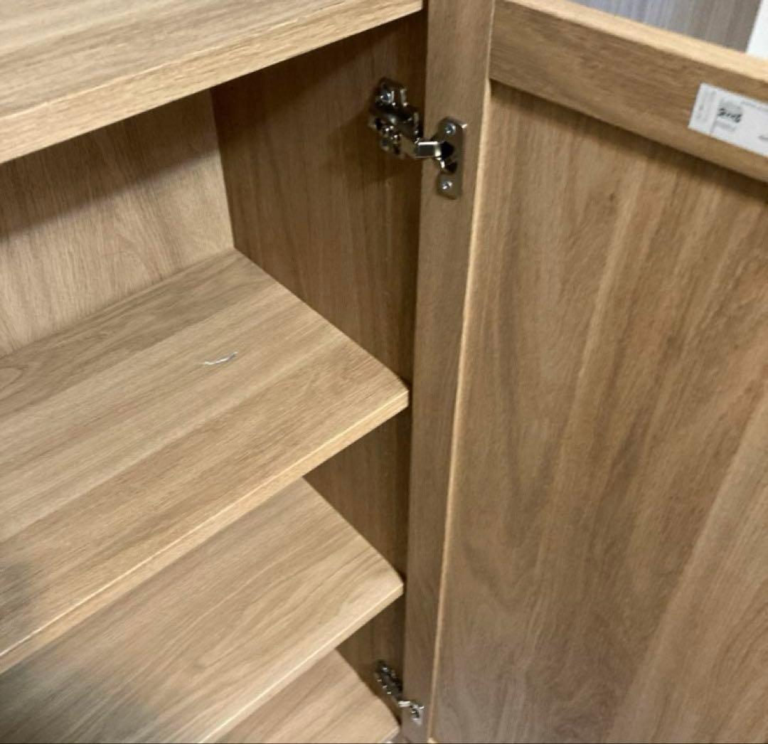 【IKEA完成品】 本棚 BILLY ビリー OXBERG オクスベリ　オーク調