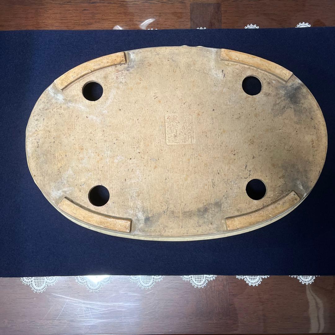 白交趾(水盤)　植木鉢