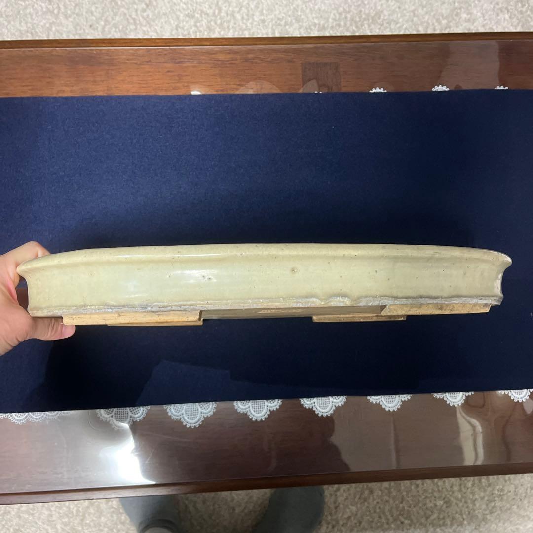 白交趾(水盤)　植木鉢